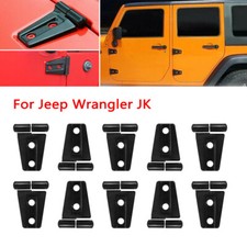 Hood Door Hinge Cover For 2007-2018 Jeep Wrangler Jk Jku Unlimited 10pcs