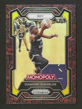 2024 WNBA PANINI PRIZM * MONOPOLY * DIAMOND DeSHIELDS * RED CLASSIC ICONS #60 SP