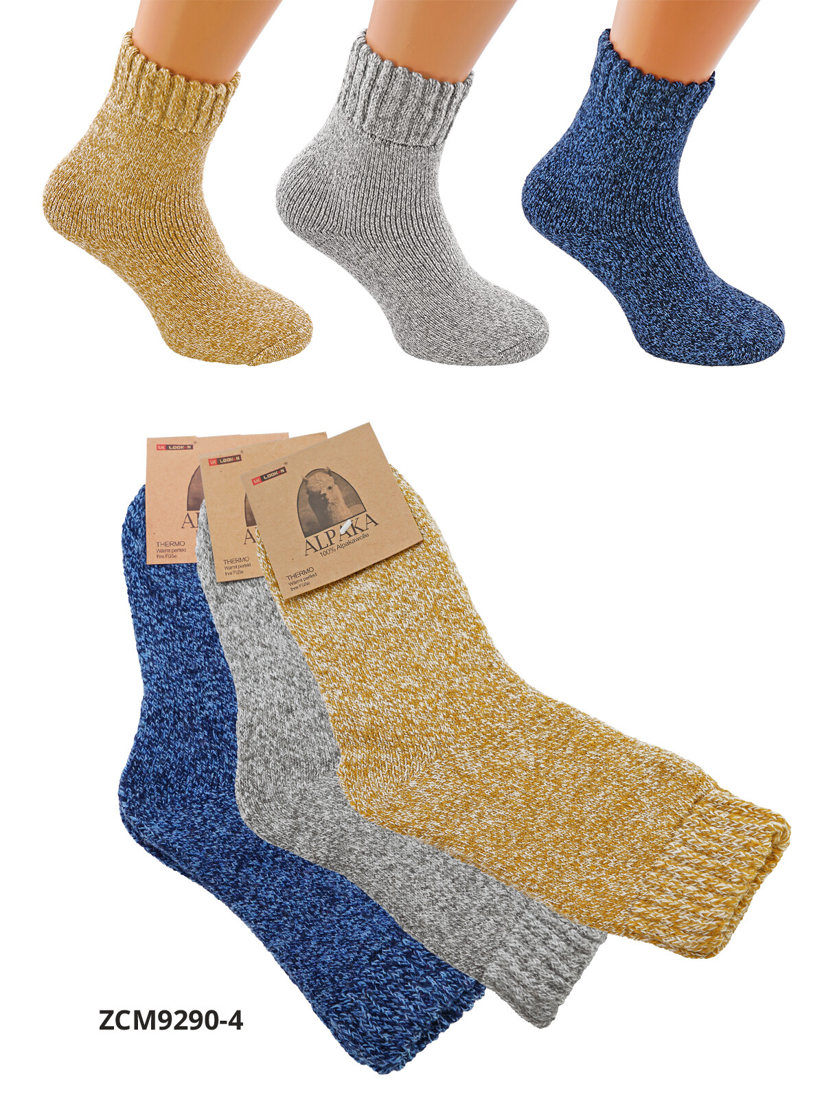 Alpaka Socken Damen Herren - Warme Wollsocken Für Winter