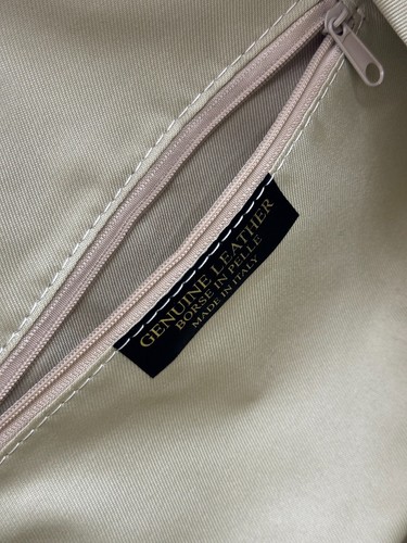 Bolsa Saco Hobo Grande Bandolera Novedad Piel Auténtica Trapuntanta Italia Nuevo - Imagen 4 de 15