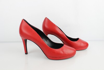 Minelli Pumps Leder Rot T 37 Perfekter Zustand