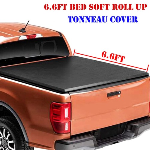6.5ft Roll Up Tonneau Cover For Ford F250 Super Duty 1999-2016 - Soft Truck Bed Cover