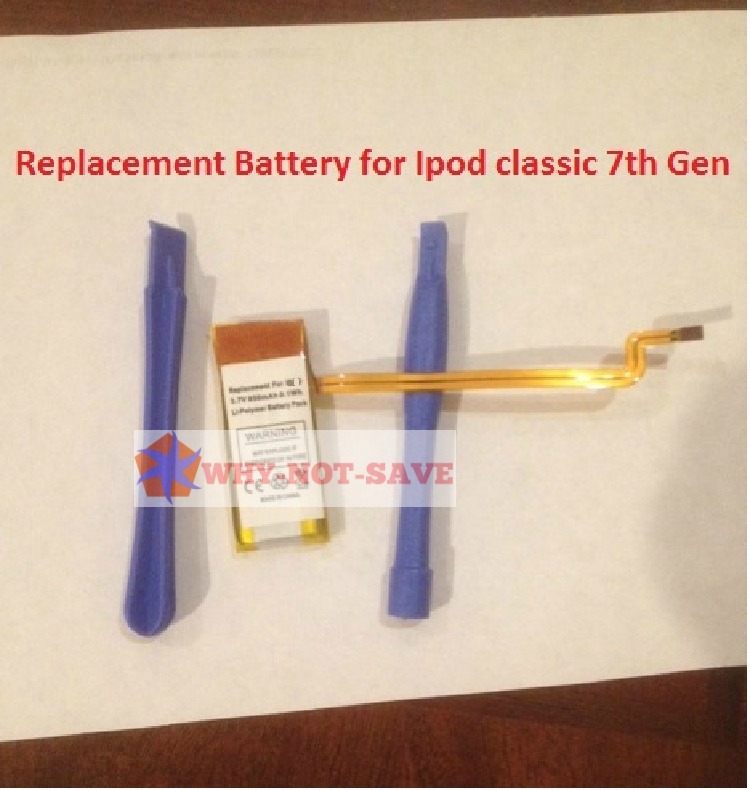 Replacement Internal battery for ipod Classic 7 120GB 160GB