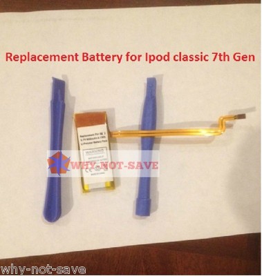 Replacement Internal battery for ipod Classic 7 120GB 160GB