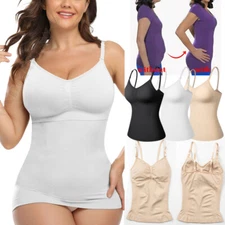 Women Firm Tummy Control Shapewear Compression Tank Top Athletic Vest Camisole