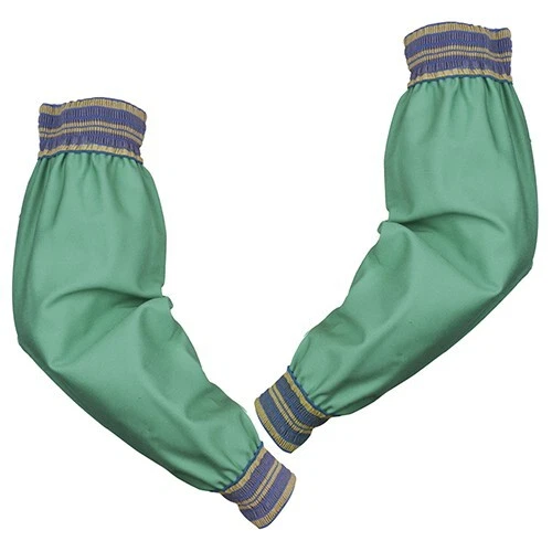 Mangas de soldadura protectoras ignífugas de algodón Tillman 6217 FR extremos elásticos Foto 3 de 3