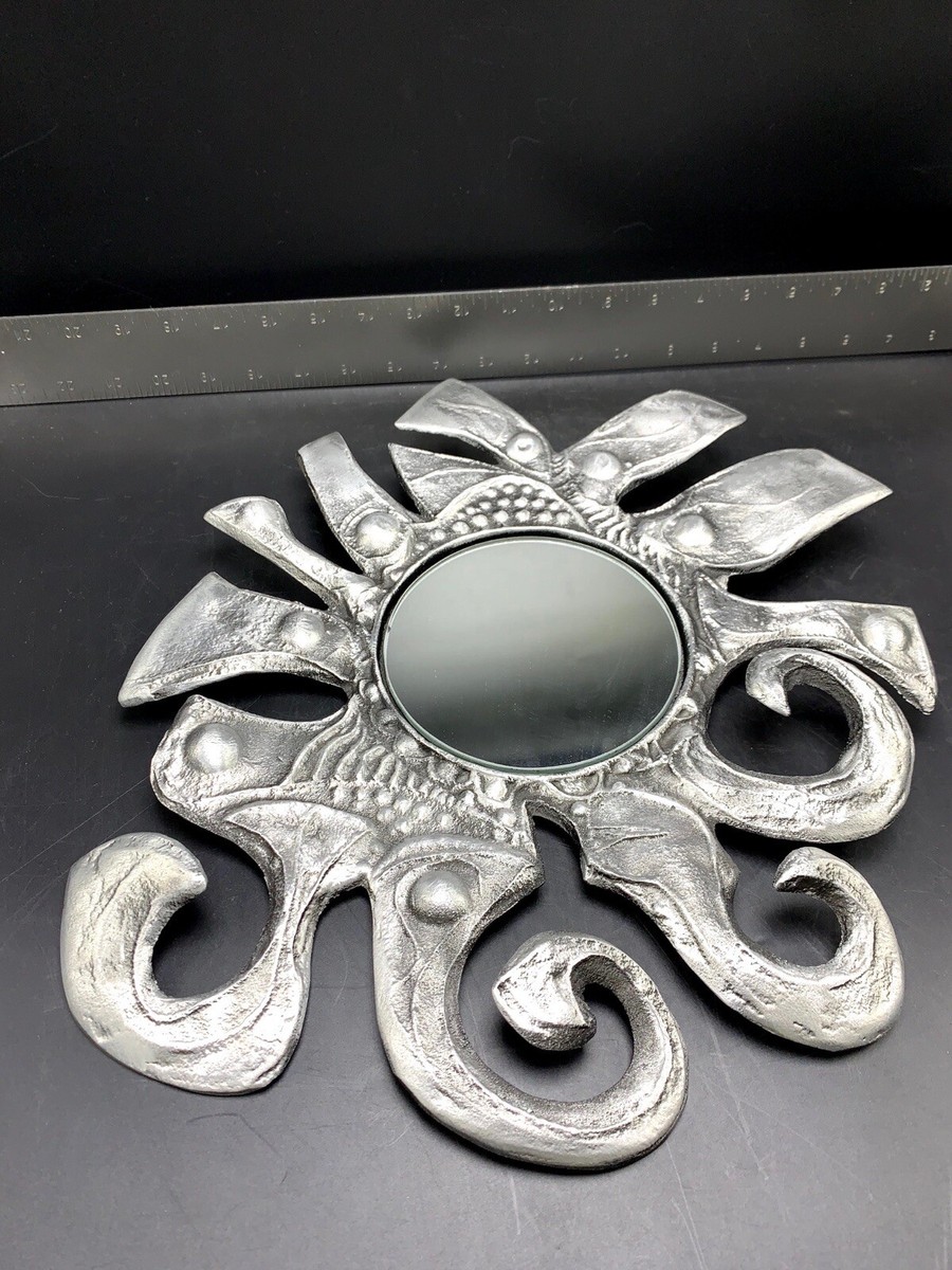 【値下しました】DON DRUMM ドン・ドラム　アルミ彫刻　ミラー　ビンテージ Vintage 1971 Don Drumm Signed Aluminum Wall Mirror Art Akron OH | eBay