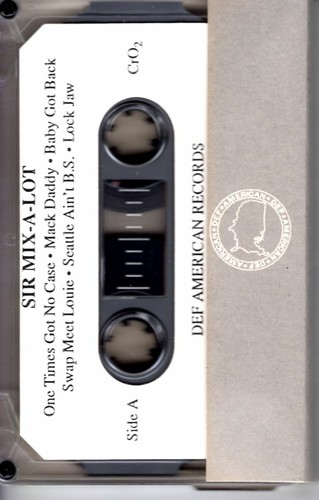 Sir MixALot Self Titled S/T PROMO ADVANCE DEMO Cassette Tape Album Hiphop Rap - Imagen 2 de 2