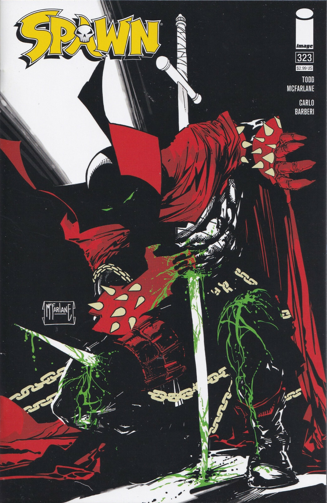 SPAWN #323 (TODD MCFARLANE VARIANT B)(2021) COMIC BOOK ~ Image Comics ...
