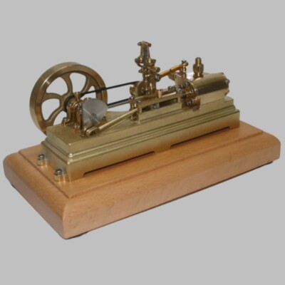 #ad ENGINEDIY Mini S10 Retro Horizontal Mill Steam Engine Model with Speed Reducer $300.00