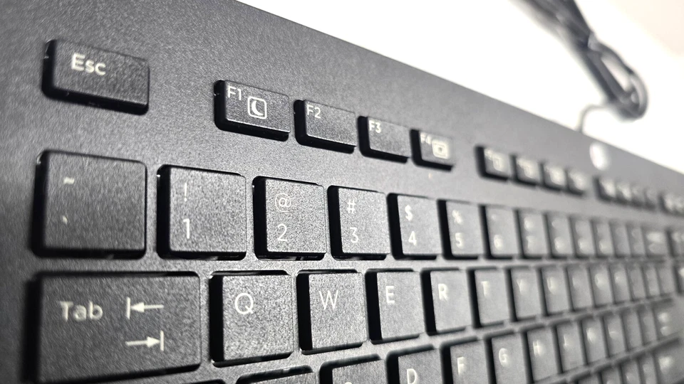 HP USB Slim KB QWERTY US Layout NEW Keyboard Desktop Windows-803181-001 - Image 2 of 4