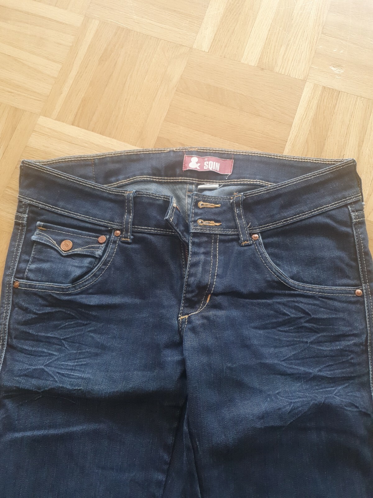 H\u0026M Damen Jeans Fit Sqin Gr. 30 dunkel 