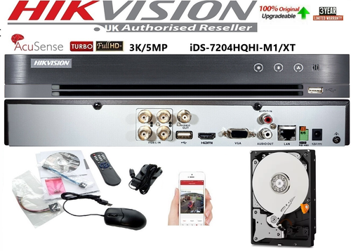 HIKVISION 4 8 16 KANAL DVR FULL HD 1080P 3K/5MP P2P HDMI VGA DS-7200HQHI-M1 - Bild 2 von 14
