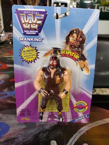 Mankind Vintage WWF Justoys Bend-Ems Bendy Action ...