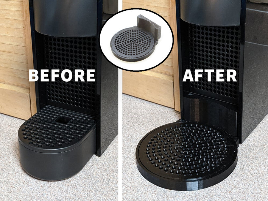 3D Replacement Nespresso Essenza Mini Mug Drip Tray (For Larger