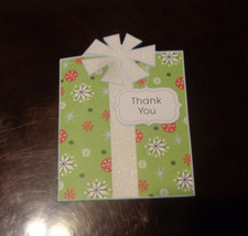 Lot of 10 Glitter Christmas Thank you greetings cards 56