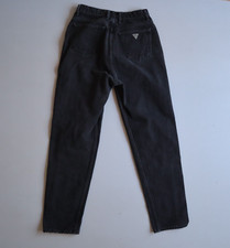 Vtg Guess Mom Jeans 32 Tapered Black Georges ...