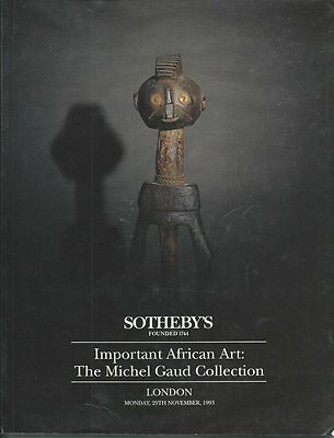 SOTHEBY'S LONDON AFRICAN TRIBAL MASK ART Gaud Collection Auction Catalog 1993