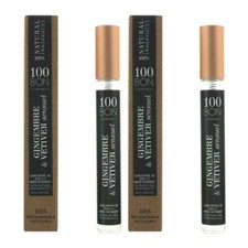 Image of 100 Bon Gingembre & Vetiver Sensual Concentre Refillable Eau de Parfum 10ml x 2