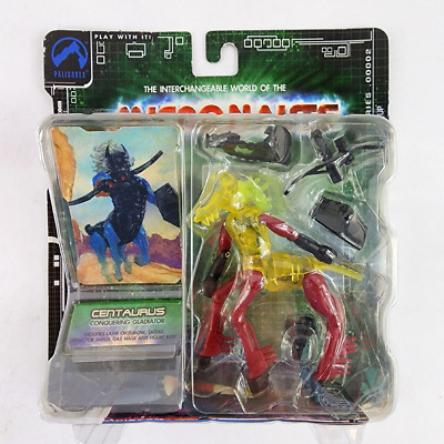 Palisades Micronauts Centaurus Gladiator Yellow Red LIMITED 2003 RARE NEW