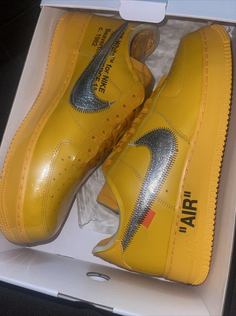 Size 12 - Nike Air Force 1 Low OFF-WHITE University Gold  display picture 1