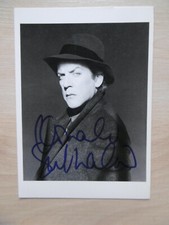 Donald Sutherland autograph signed 10x15 cm postcard