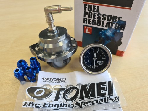 Tomei Fuel Presure Regulator FPR + Gauge - Type L - GREY - Like Sard - Picture 2 of 18