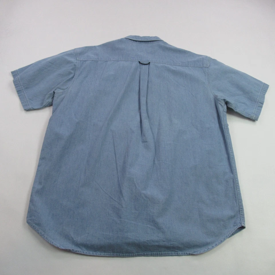 EMS Shirt Mens Large Short Sleeve Button Up Outdoors Lightweight Pockets - Image 4 of 4