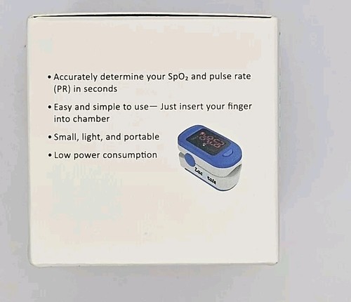 Zacurate 500BL Fingertip Pulse Oximeter Blood Oxygen Saturation Monitor Blue - Picture 9 of 12