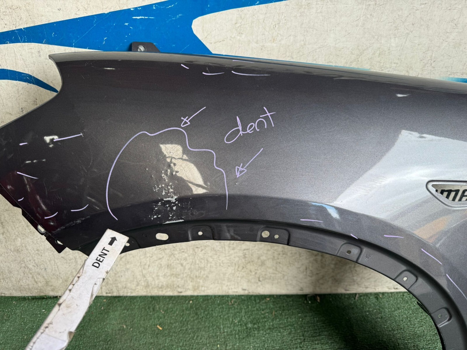 w/1dent 2023 2024 MASERATI GRECALE LEFT DRIVER FENDER OEM AX98858