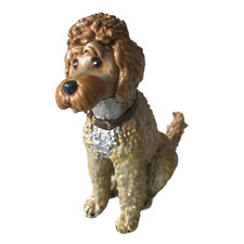NEW Disney Store Junior Fancy Nancy Metallic PVC Figure 3" Frenchy Dog