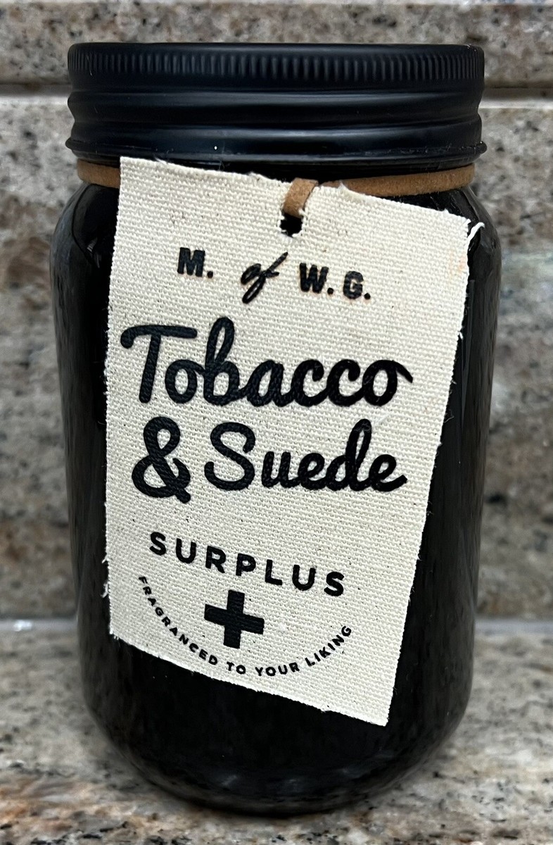 Makers of Wax Goods Tobacco & Suede Scented Candle M Of W.G
