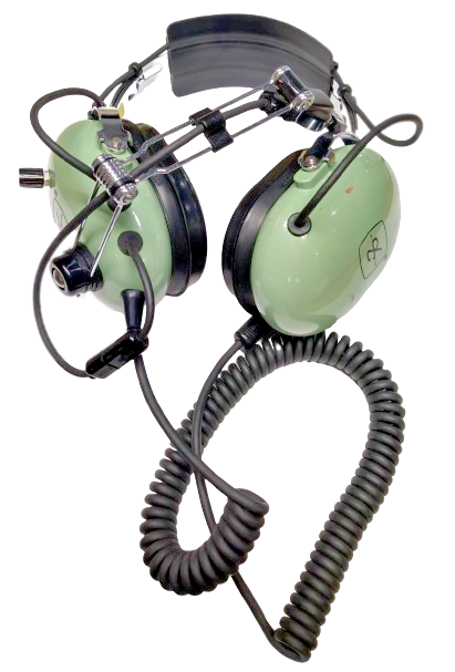 David Clark H10-76 Helicopter Headsets, P/N 12510G-21, Used