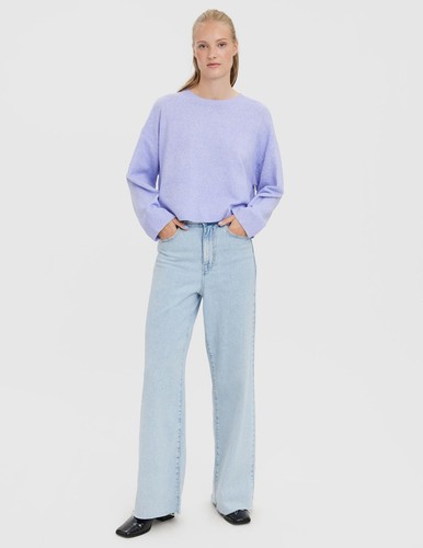 Vero Moda Suéter Mujer Doffy Lila 10268013 Suéter Mangas A Globo - Imagen 3 de 5