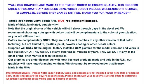 Graphic Decal For Polaris Sportsman 550 09-15 & 850/850SP/1000 13-16 SPCLFRCS W - Picture 3 of 3