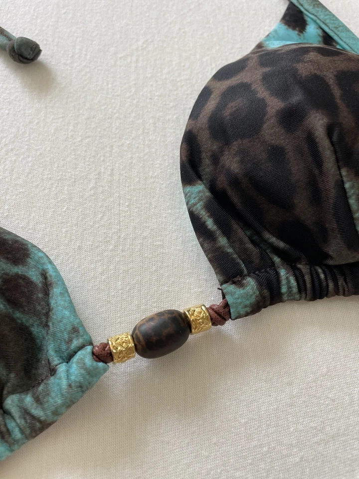 Top de bikini pequeño Sauvage California para mujer nuevo con etiquetas Foto 3 de 4