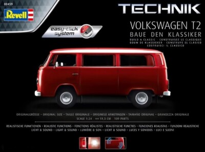 Revell 00459 VW T2 Bus Easy Click Technik Maßstab 1:24