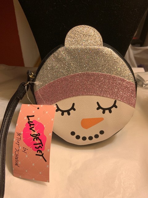 betsey johnson christmas purse