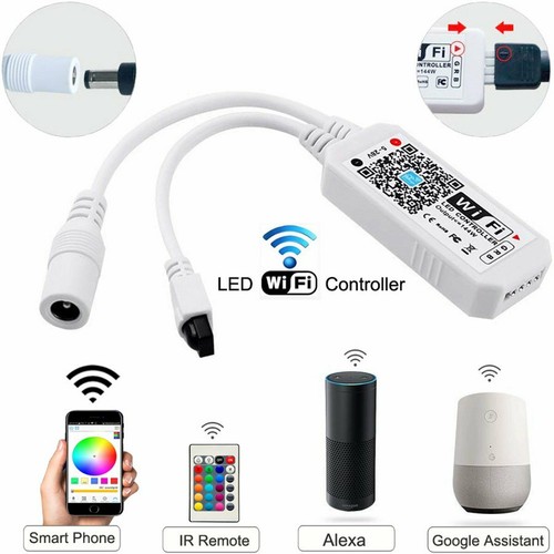 5050 SMD RGB LED strip+WiFi/phone control+12V power setting Party Wedding Garden - Picture 24 of 24