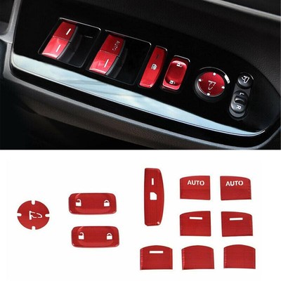 Aluminum Alloy Window Switch Button Cover Trim Fits For Honda CRV CR-V 2017-2019
