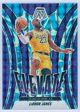 2024-25 Panini Mosaic LEBRON JAMES #13 REACTIVE BLUE “ELEVATE” /99 LAKERS