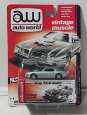 AUTO WORLD: "1975 Pontiac Firebird T/A" Vintage Muscle 1:64 NIP- 2015