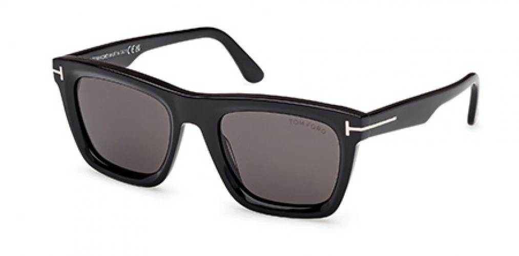 Tom Ford — NEW Tom Ford FT 1207 Sunglasses 01A Shiny Black 100% AUTHENTIC