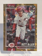 2026 topps series 1 baseball gold diamante matt mclain 18/50 cincinnati reds #81