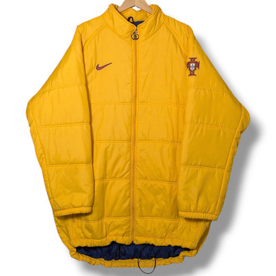 Vintage Nike Portugal Fußball Mantel Herren Large Puffer Jacke 2000 Bench Manager