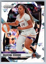 2024 Panini Prizm WNBA Charisma Osborne Ice Prizms RC #65