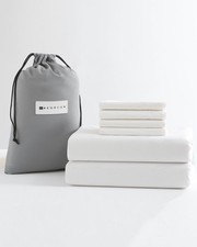 Deep Pocket Full 100 Cotton Sheet Set for Hot Sleepers - Fits up to 24 Inch ...