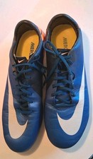 Nike Mercurial Vapor VII FG Elite Football Soccer Cleats Carbon Navy Blue US12
