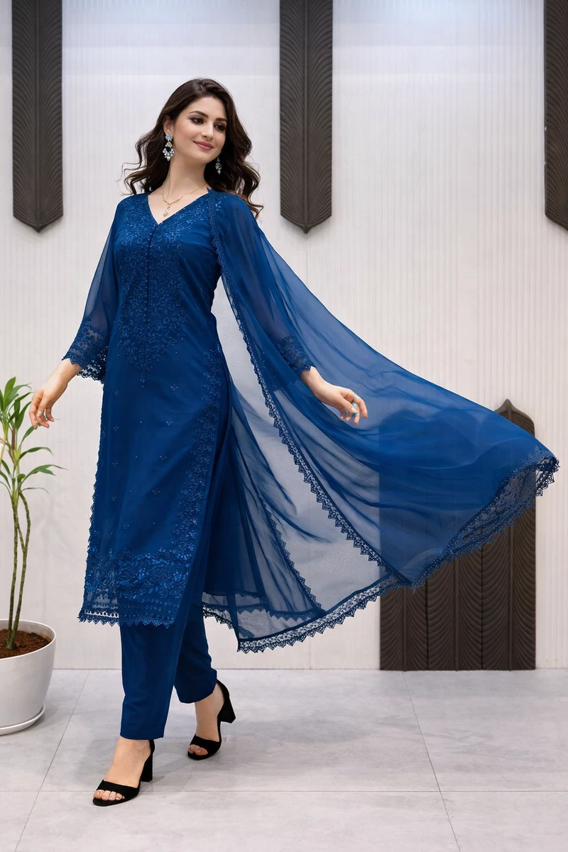 100% Cotton Pakistani Salwar Kameez for sale | eBay