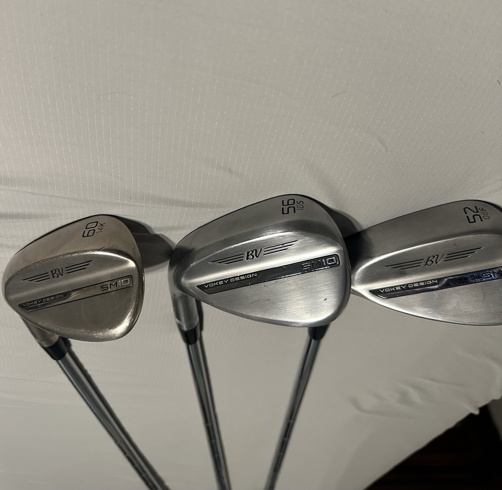 Titleist Vokey SM10 Wedge Set 52.08F, 56.10S, 60.14K Steel Left Handed